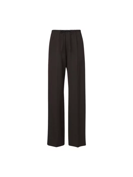 Spodnie Dries Van Noten brązowe