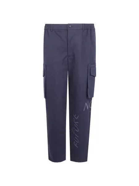 Pantaloni cargo Comme Des Garçons Shirt cu imagine albastru