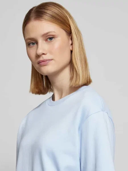 T-shirt z prążkowanym okrągłym dekoltem Jake*s Studio Woman