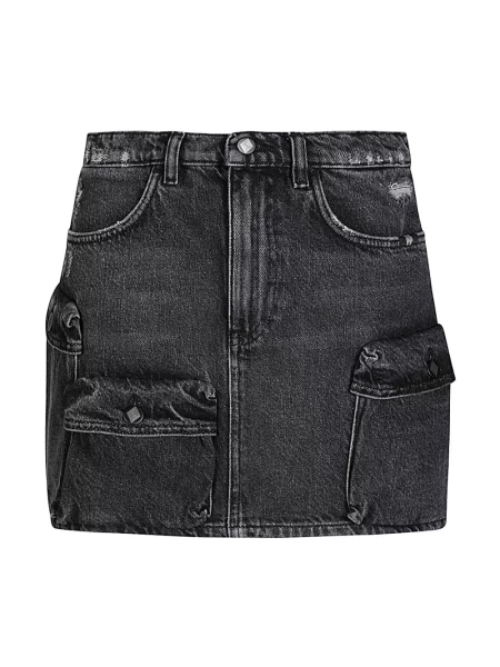 Małe mały jeansy Amish czarne