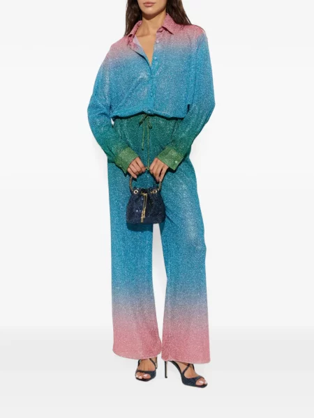 Pantaloni Oseree cu gradient albastru