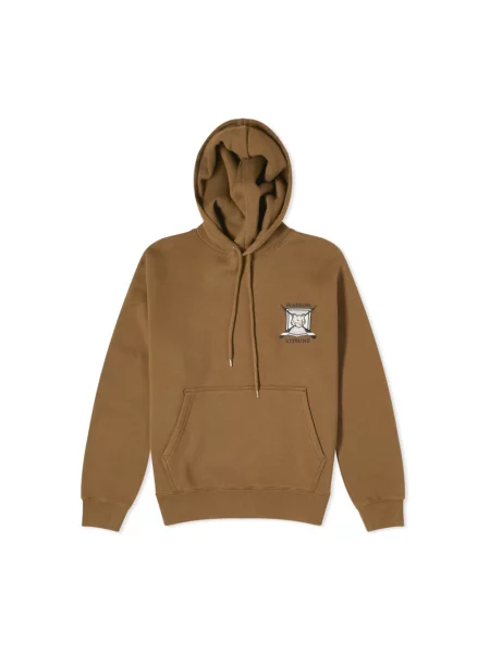 Bluza z kapturem Maison Kitsune z kapturem z logo zielona