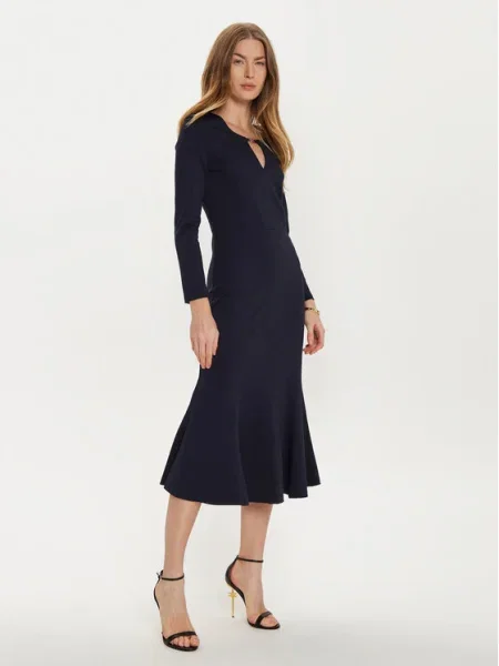 Rinascimento Rochie cocktail Bleumarin