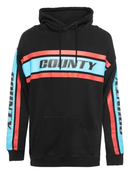 Hanorac cu glugă Marcelo Burlon County Of Milan cu imagine negru