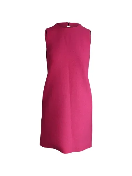 Rochie fără mâneci Victoria Beckham fără mâneci de costum roz
