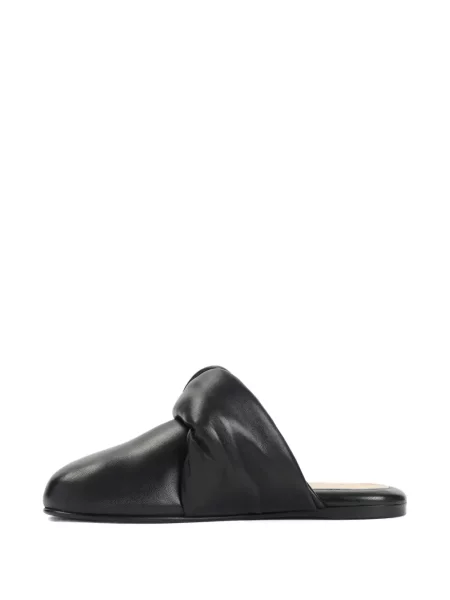 Papuci tip mules Carven din piele negru