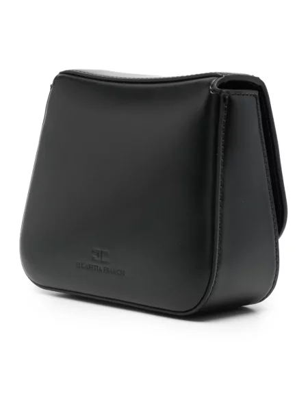 Torebka crossbody Elisabetta Franchi z logo czarna