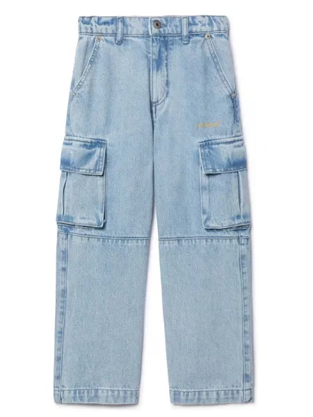 Jeansy dziecięce Off-white białe