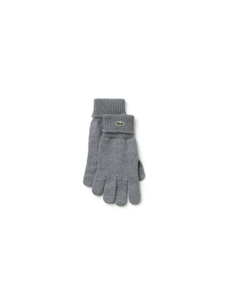 Перчатки Lacoste серые