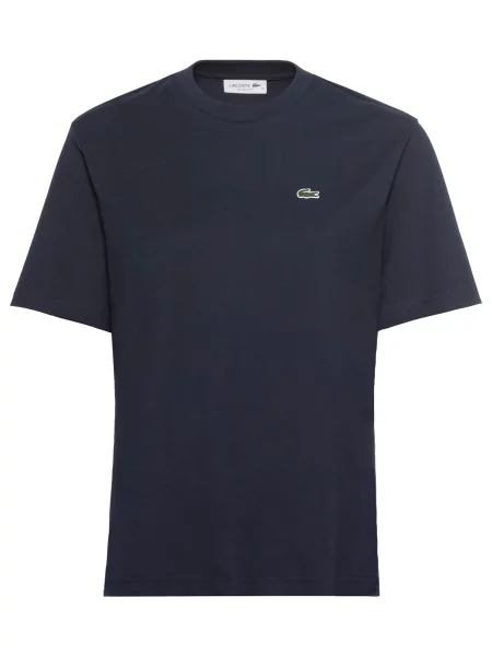 Lacoste Majica Mornarsko modra Loose Fit rdeča