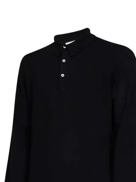 Lung tricou polo D4.0 negru