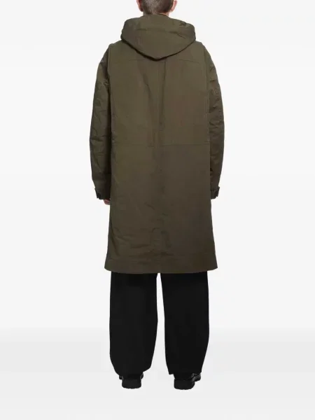Geacă parka Moncler Grenoble cu glugă verde