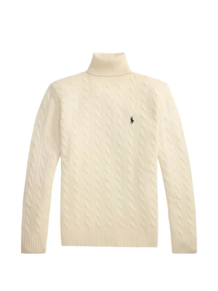 Pulover Polo Ralph Lauren de lână în carouri cu imagine verde