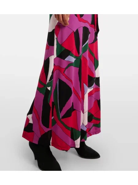 Rochie maxi Diane Von Furstenberg cu imagine de costum