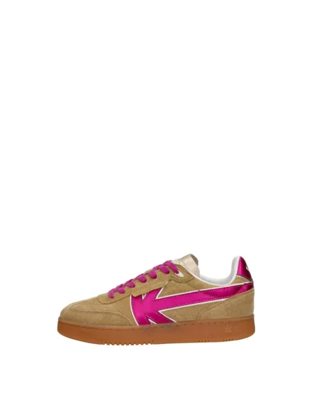 Sneakersy Kaotiko skórzane beżowe