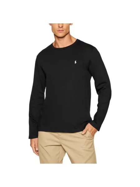 Majica dugih rukava Ralph Lauren crna