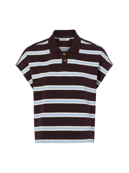 Marc O'polo Denim Koszulka Polo Z Dżerseju braun brązowa