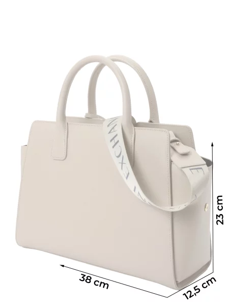 Kabelka Armani Exchange béžová