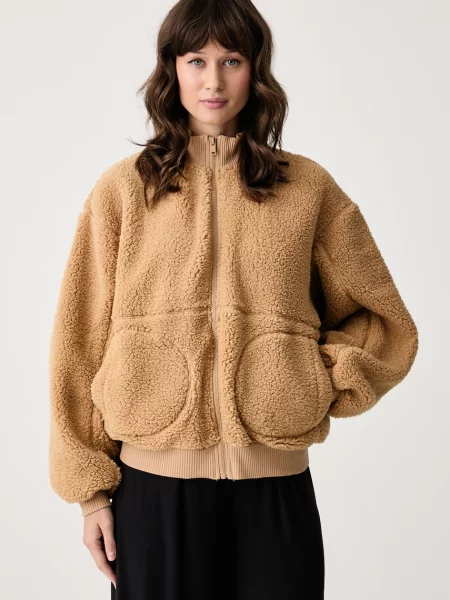 Women'secret bluza rozpinana beżowa