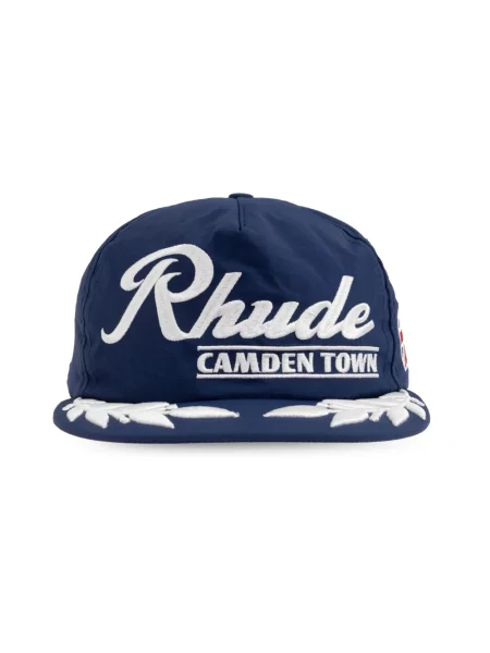 RHUDE czapka z daszkiem Camden Town granatowy niebieska
