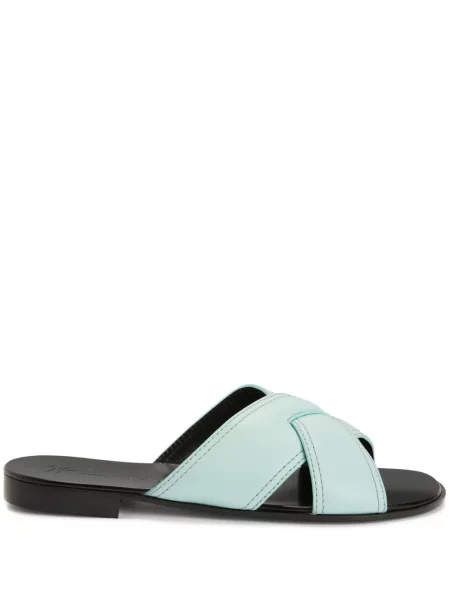 Sandale Giuseppe Zanotti din piele albastru