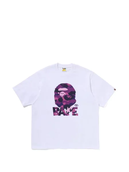 Tricou A Bathing Ape® cu imagine alb