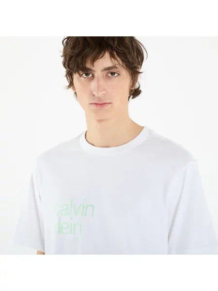 Тениска Calvin Klein Jeans Ss Io Ck Graphic Tee White S бяло