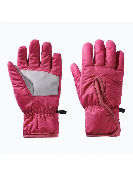 Детски ръкавици за трекинг Jack Wolfskin Easy Entry dark fuchsia розово