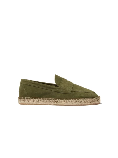 Espadryle Scarosso zamszowe zielone