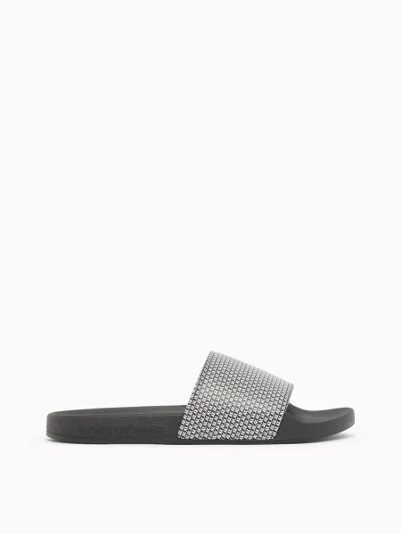 Шлепанцы Armani Exchange серые
