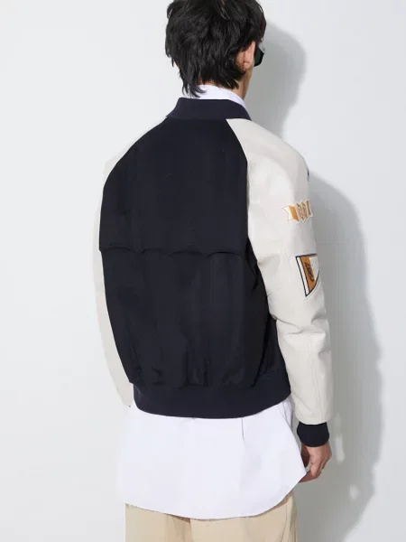 Bomber bunda z vlněné směsi Baracuta Varsity