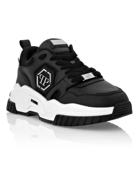 Sneakersy Philipp Plein skórzane czarne