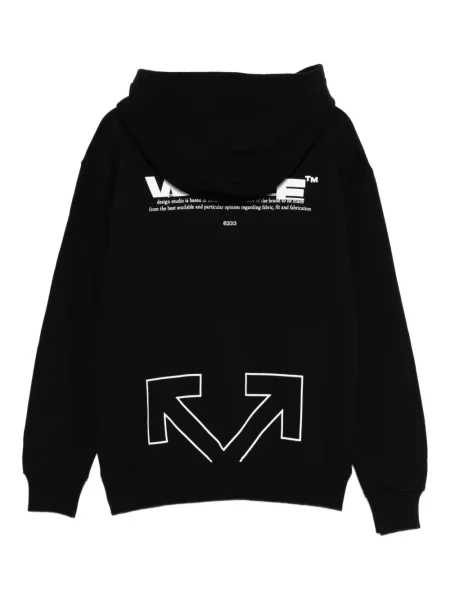 Hanorac cu glugă copii Off-white alb