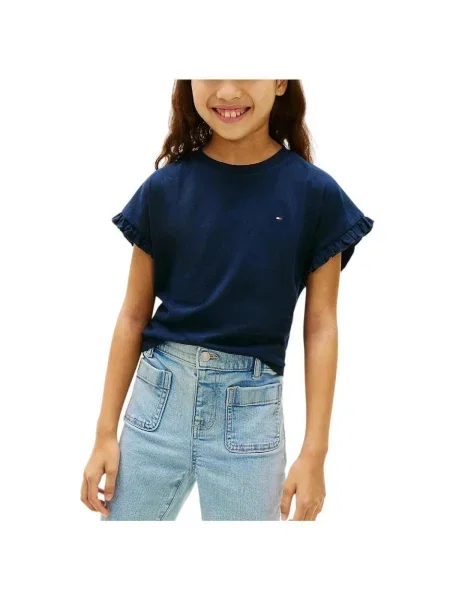 Tricou copii Tommy Hilfiger albastru