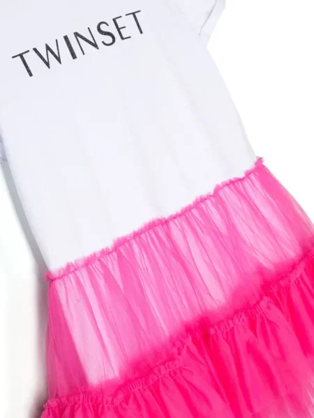 Φόρεμα Twinset λευκό