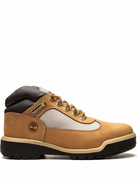 Nėriniuotos auliniai batai Timberland su raišteliais ruda