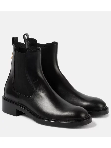 Botine chelsea Chloé din piele negru
