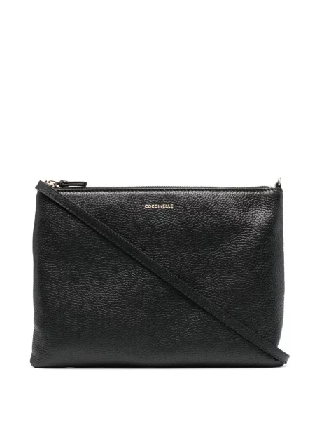 Geanta crossbody Coccinelle din piele negru
