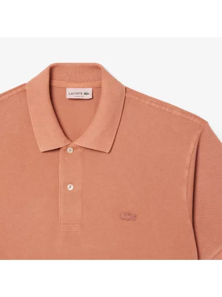 Классическое поло Lacoste коричневое