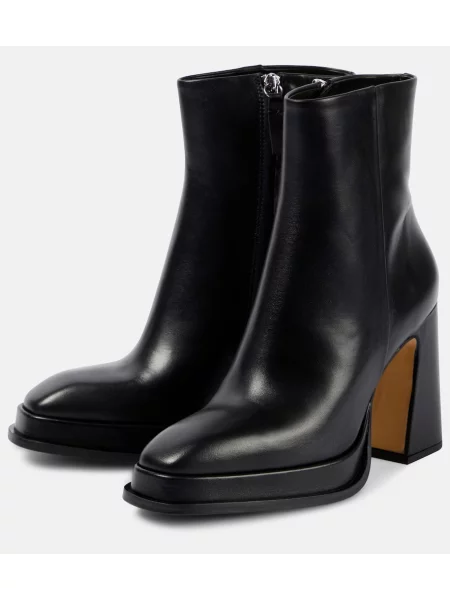 Cizme scurte Souliers Martinez din piele negru