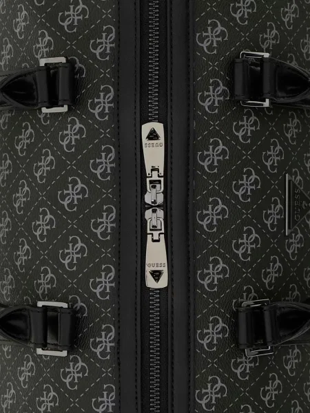Спортивная сумка Guess с принтом серая