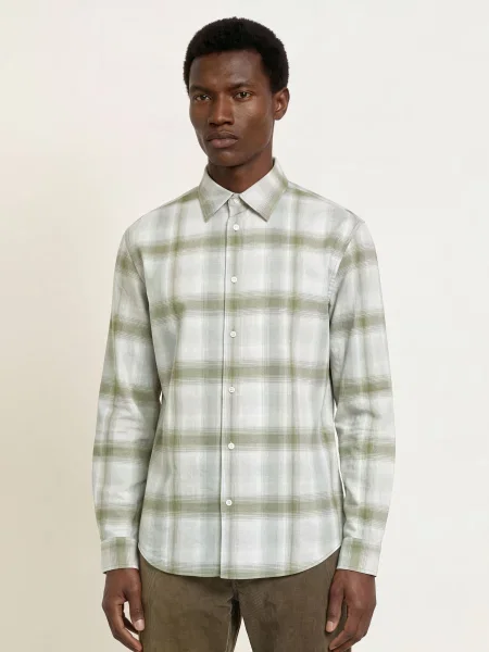 Arket Košile Bento Relaxed Fit khaki / krémová