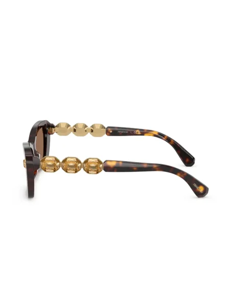 Γυαλιά ηλίου Swarovski Eyewear με πετραδάκια πράσινο