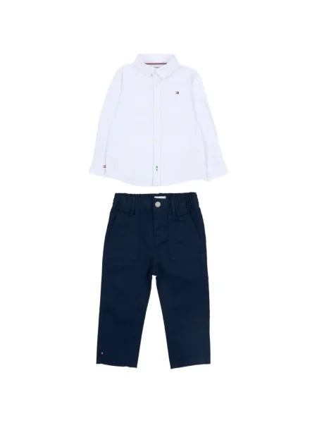 Spodnie dziecięce Tommy Hilfiger białe