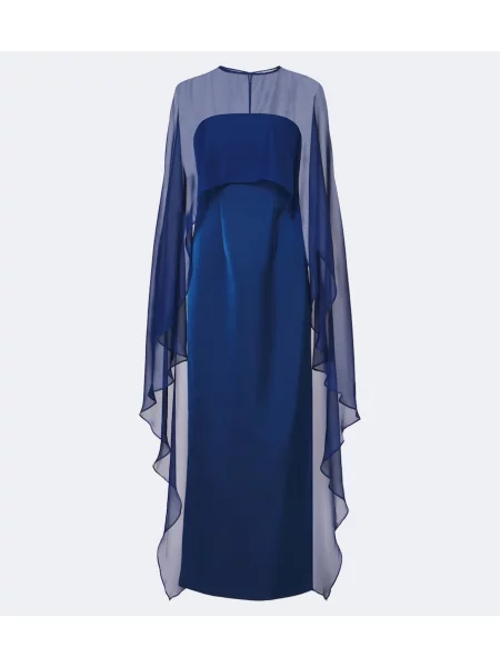 Rochie Simkhai din organza albastru