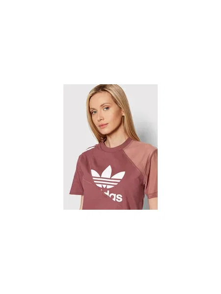 Adidas Póló adicolor Split Trefoil Regular Fit rózsaszín