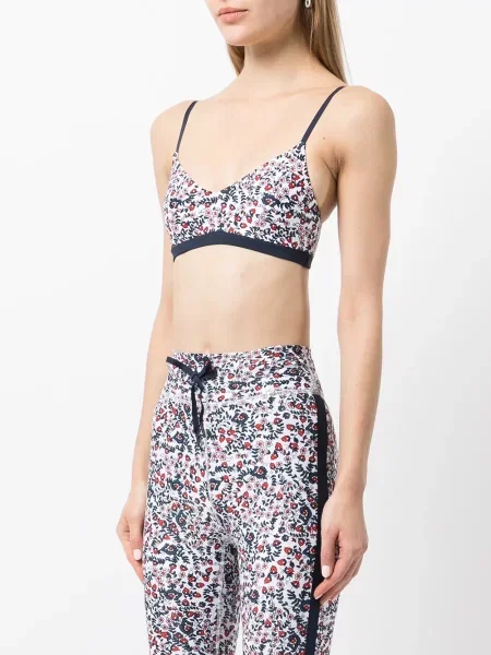 Spodnie The Upside w kwiatki białe