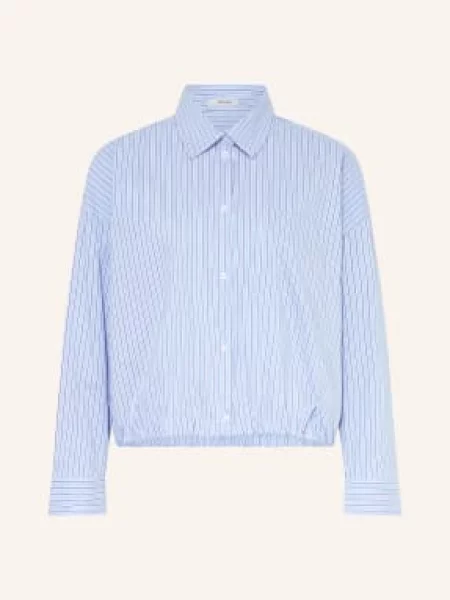 Bluzka koszulowa o kroju regular fit z kołnierzykiem Opus biała