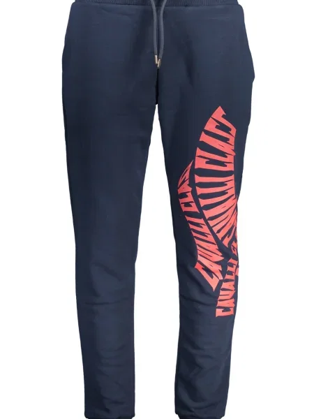 Pantaloni Cavalli Class albastru