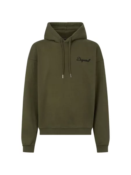 Hanorac cu glugă Dsquared2 verde